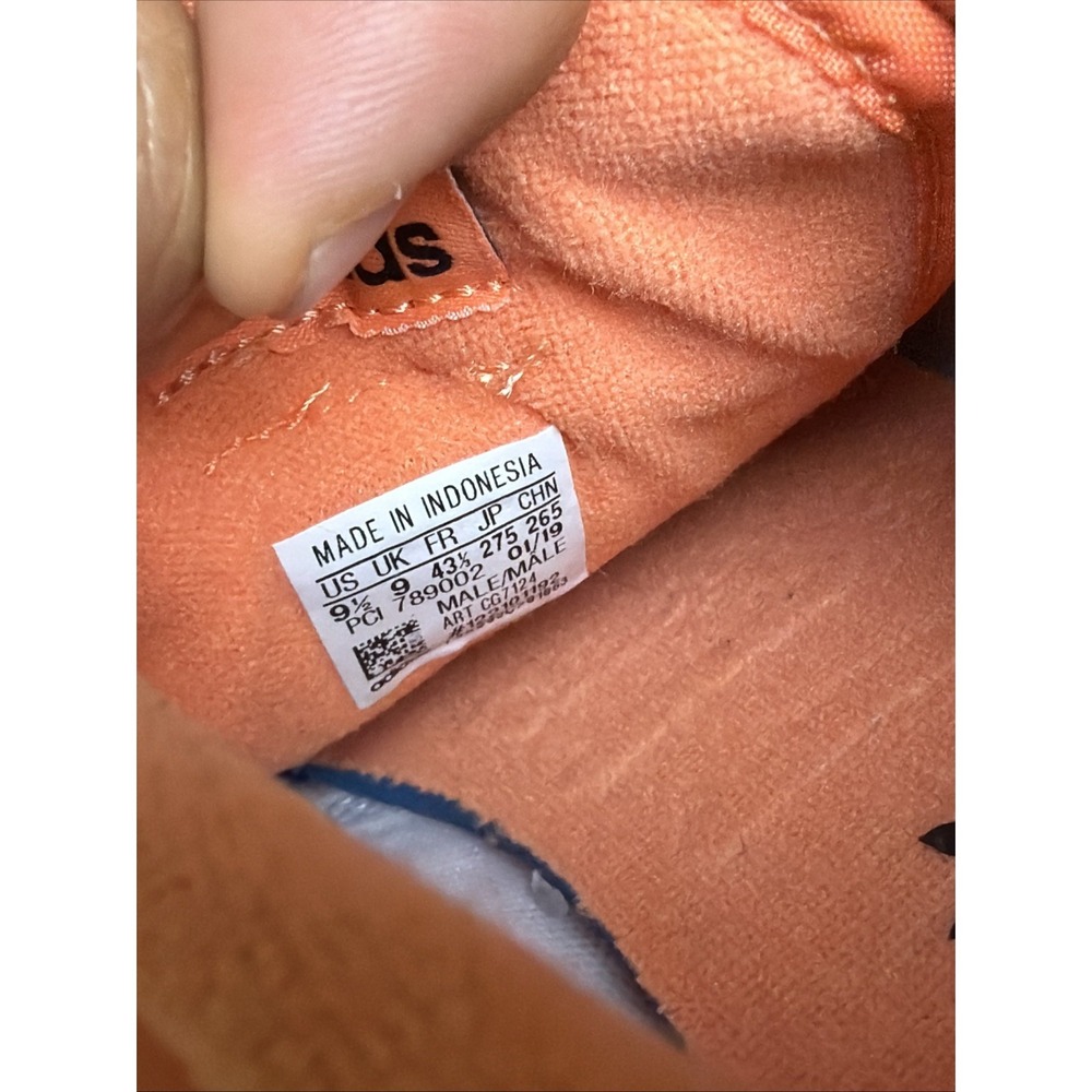 Adidas Original Continental 80 Leather Sneakers Shoes Easy Orange Men 9.5 CG7124 - Picture 9 of 9